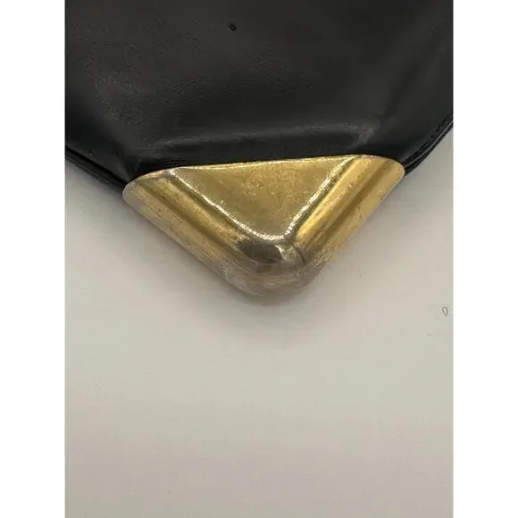 Christian Dior Leather Shoulder Bag CD Logo Plate/Black, GUC - Picture 5 of 13